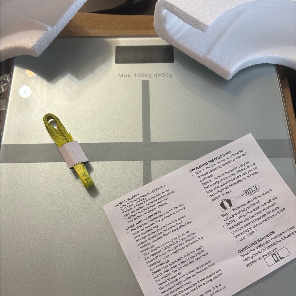 New Digital Glass Bathroom Scale